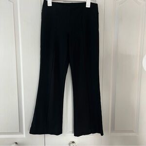 INC International Concepts Pleated Wide Leg Pants Black Women Size 8 Pull On